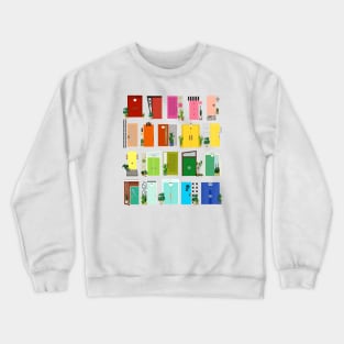 Mod doors rainbow Crewneck Sweatshirt